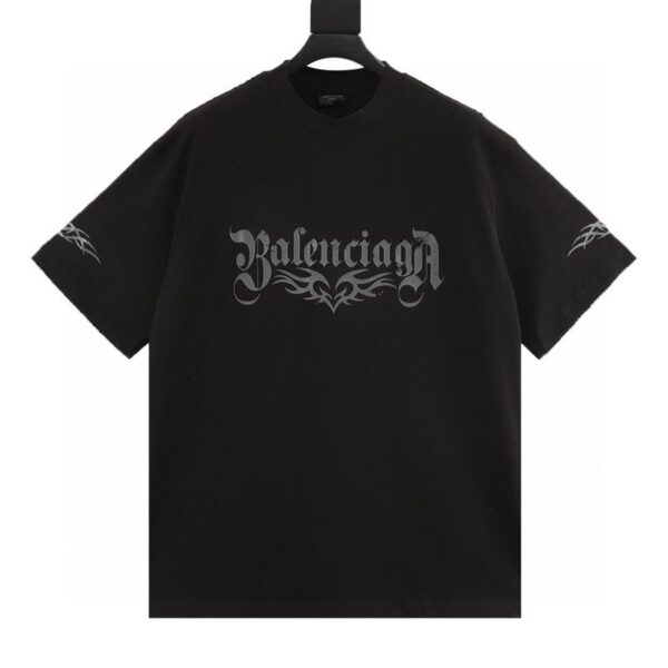 designer,replica,clothing,fake,1:1,lv,luxury,high quality Balenciaga totem heart letter short-sleeved T-shirt (1241)