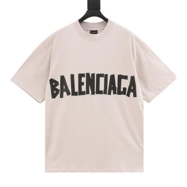 designer,replica,clothing,fake,1:1,lv,luxury,high quality Balenciaga Tape Short Sleeves (0E40)