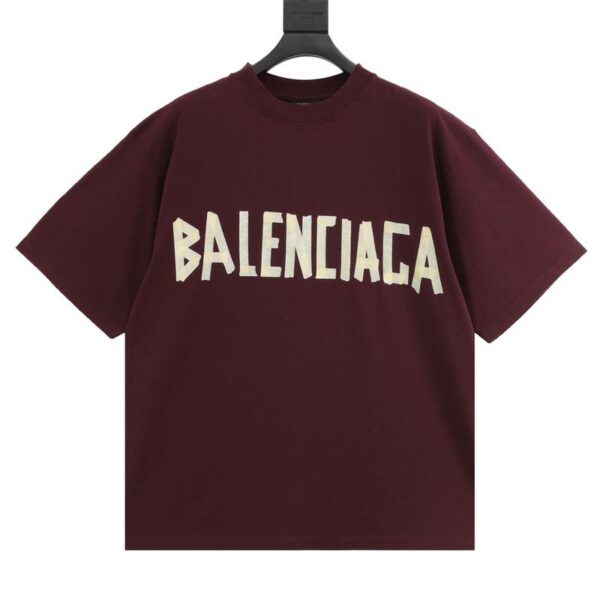 designer,replica,clothing,fake,1:1,lv,luxury,high quality Balenciaga tape short sleeves (33C6)