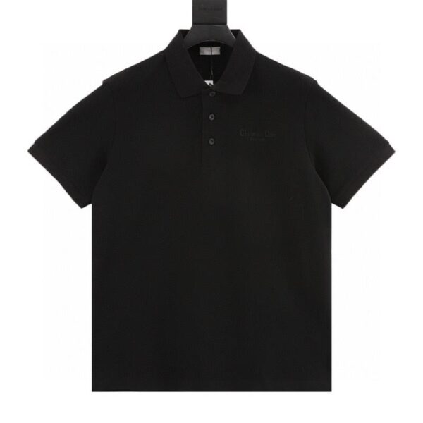 designer,replica,clothing,fake,1:1,lv,luxury,high quality Dior embroidered letter signature short-sleeved polo shirt (A864)