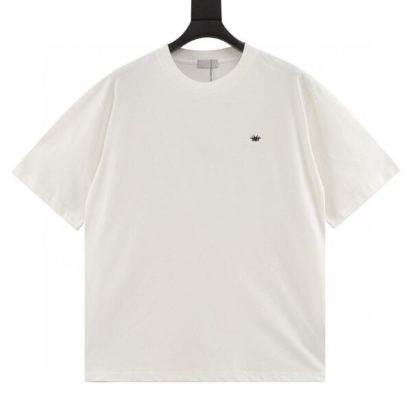 designer,replica,clothing,fake,1:1,lv,luxury,high quality Dior little bee embroidered logo couple short-sleeved T-shirt (8F61)