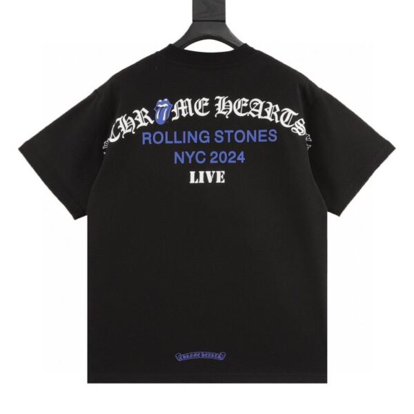 designer,replica,clothing,fake,1:1,lv,luxury,high quality Chrome Hearts Sanskrit printed letter T-shirt short sleeves (C135)