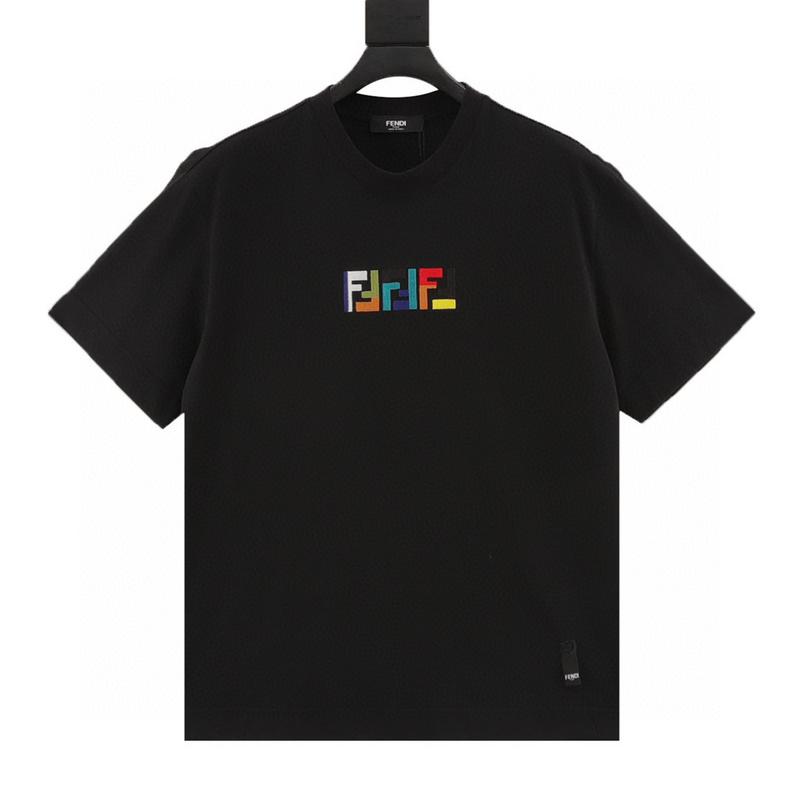 designer,replica,clothing,fake,1:1,lv,luxury,high quality Fendi new tatami contrast color F letter embroidered short sleeves (347B) designer,replica,clothing,fake,1:1,lv,luxury,high quality Fendi new tatami contrast color F letter embroidered short sleeves (347B)