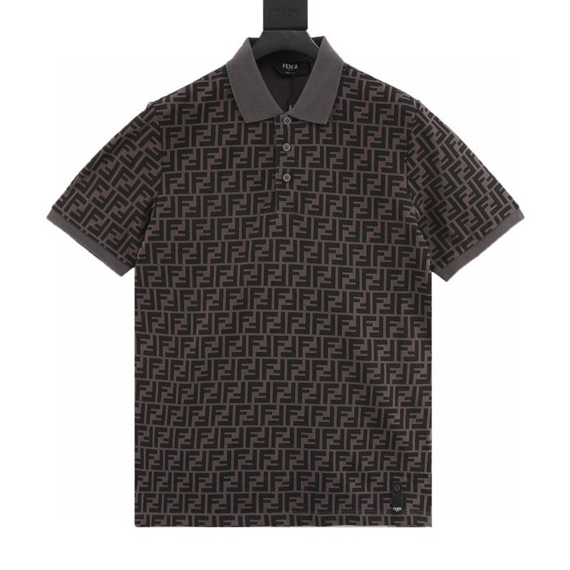 designer,replica,clothing,fake,1:1,lv,luxury,high quality Fendi double F all-over printed short-sleeved POLO shirt (C3D8) designer,replica,clothing,fake,1:1,lv,luxury,high quality Fendi double F all-over printed short-sleeved POLO shirt (C3D8)