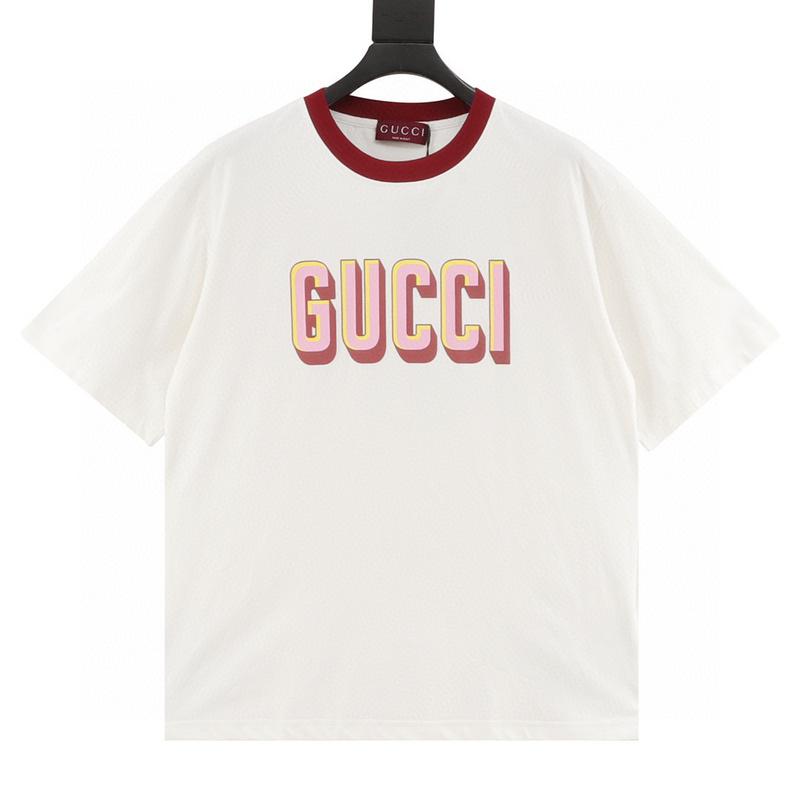 designer,replica,clothing,fake,1:1,lv,luxury,high quality Gucci red collar and logo contrast foam print short-sleeved T-shirt (93B0) designer,replica,clothing,fake,1:1,lv,luxury,high quality Gucci red collar and logo contrast foam print short-sleeved T-shirt (93B0)