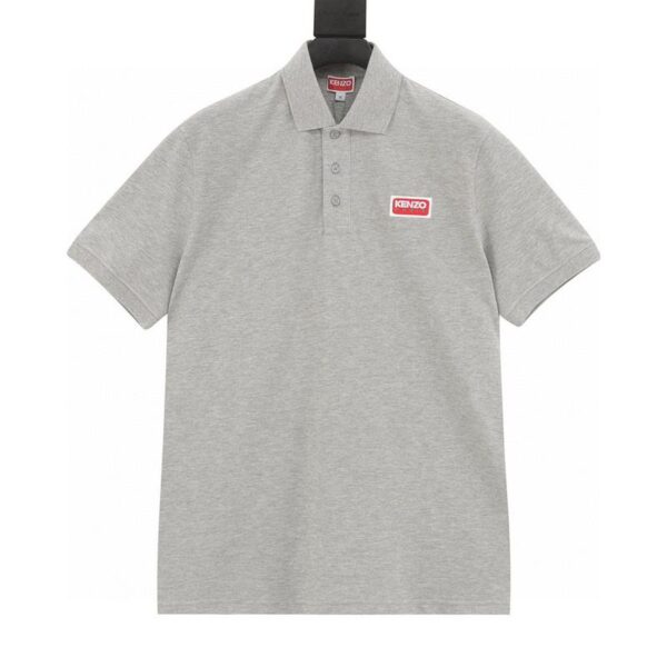 designer,replica,clothing,fake,1:1,lv,luxury,high quality Kenzo patch logo short-sleeved POLO shirt (CBA7)