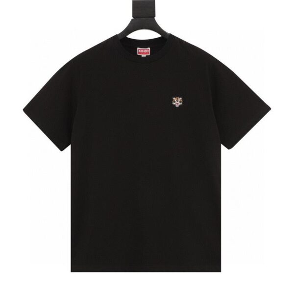 designer,replica,clothing,fake,1:1,lv,luxury,high quality KENZO tiger head embroidered short-sleeved T-shirt (D2A2)