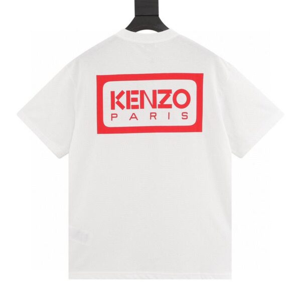 designer,replica,clothing,fake,1:1,lv,luxury,high quality Kenzo new product black label red embroidered letters short-sleeved T-shirt (D710)