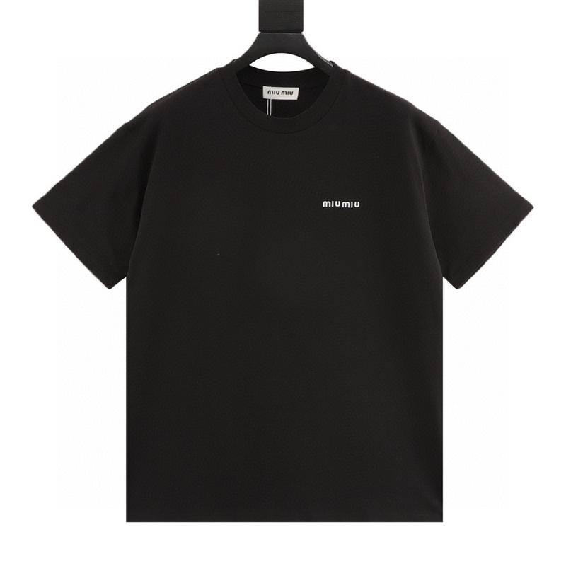 designer,replica,clothing,fake,1:1,lv,luxury,high quality MiuMiu classic embroidered logo letter T-shirt (AA66) designer,replica,clothing,fake,1:1,lv,luxury,high quality MiuMiu classic embroidered logo letter T-shirt (AA66)