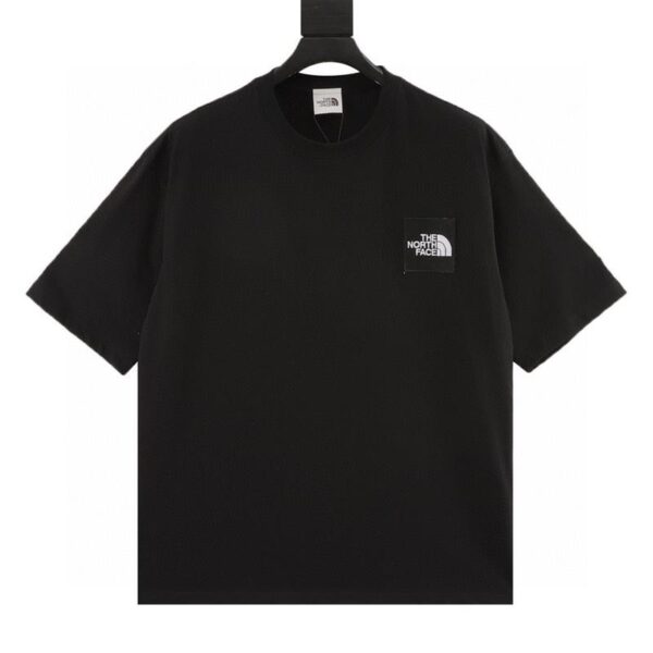 designer,replica,clothing,fake,1:1,lv,luxury,high quality The North Face co-branded basic square logo letter digital printed short-sleeve (EBEA)