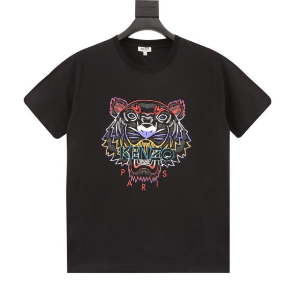 designer,replica,clothing,fake,1:1,lv,luxury,high quality Kenzo tiger head T-shirt official website synchronization (2EF0)