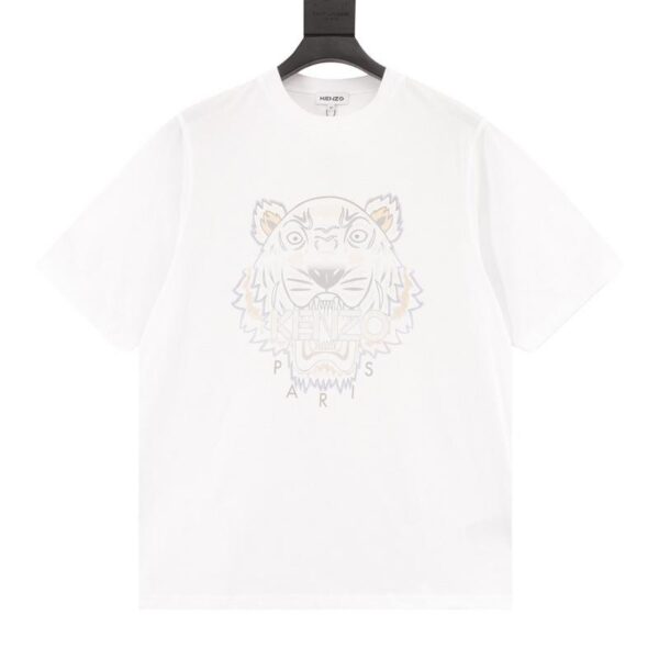 designer,replica,clothing,fake,1:1,lv,luxury,high quality Kenzo tiger head T-shirt official website synchronization (51F5)