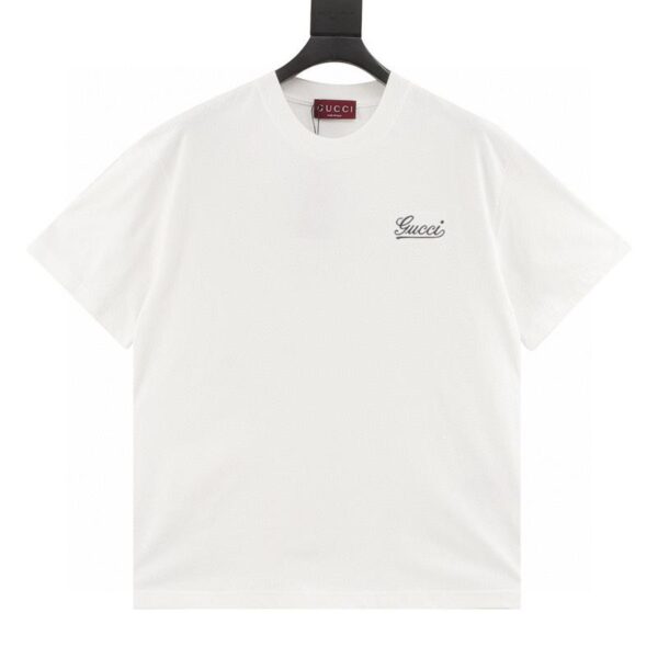 designer,replica,clothing,fake,1:1,lv,luxury,high quality Gucci classic small logo embroidered short sleeves (9253)