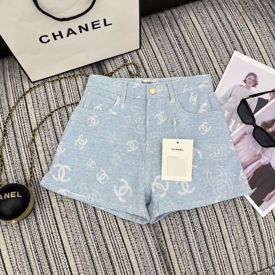 designer,replica,clothing,fake,1:1,lv,luxury,high quality Early spring and summer series Chanel’s new double C logo printed denim shorts designer,replica,clothing,fake,1:1,lv,luxury,high quality Early spring and summer series Chanel’s new double C logo printed denim shorts