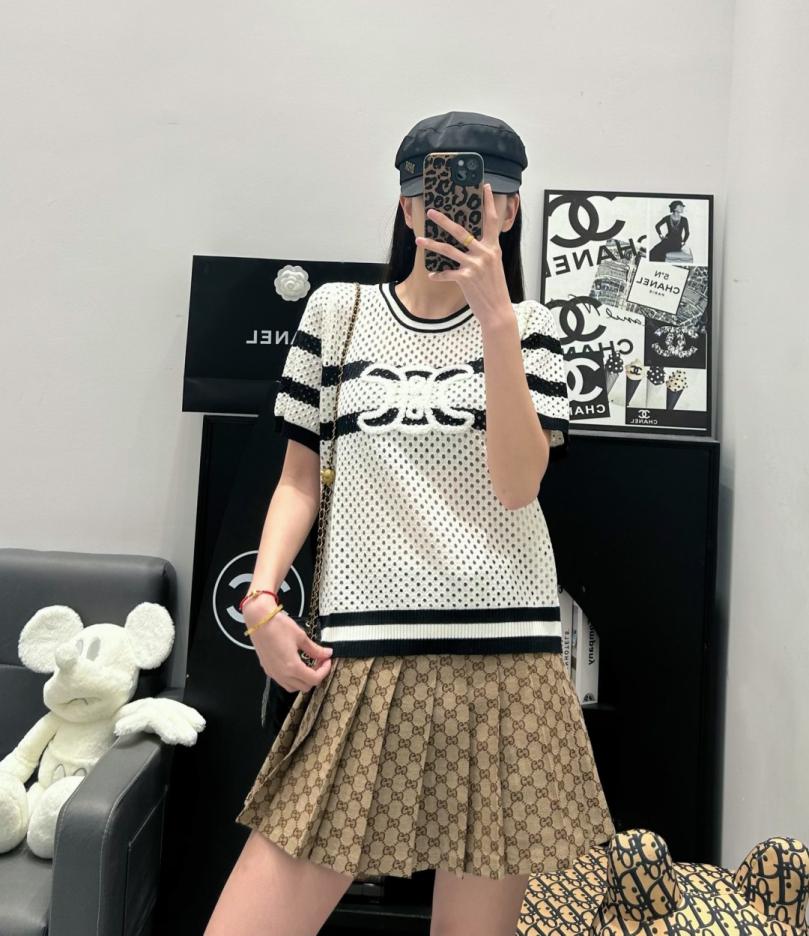 designer,replica,clothing,fake,1:1,lv,luxury,high quality Celine’s latest spring and summer series hollow round neck knitted short sleeves designer,replica,clothing,fake,1:1,lv,luxury,high quality Celine’s latest spring and summer series hollow round neck knitted short sleeves