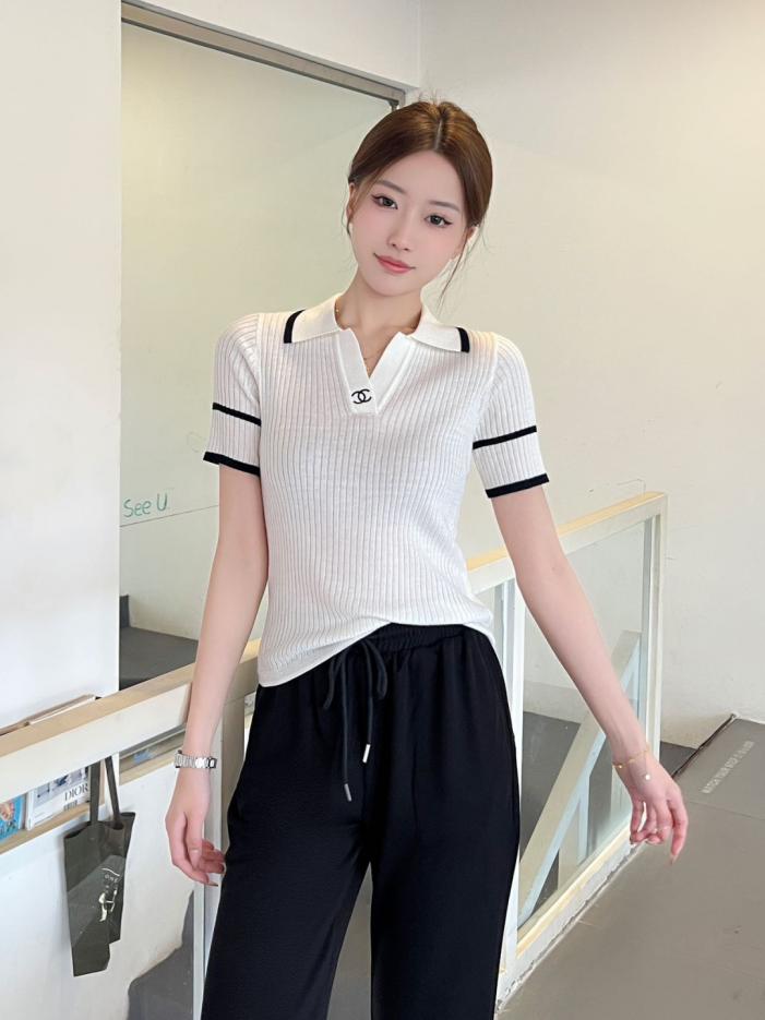designer,replica,clothing,fake,1:1,lv,luxury,high quality Chanel’s latest spring and summer series lapel knitted short sleeves designer,replica,clothing,fake,1:1,lv,luxury,high quality Chanel’s latest spring and summer series lapel knitted short sleeves