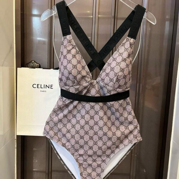 designer,replica,clothing,fake,1:1,lv,luxury,high quality Gucci one piece swimsuit
