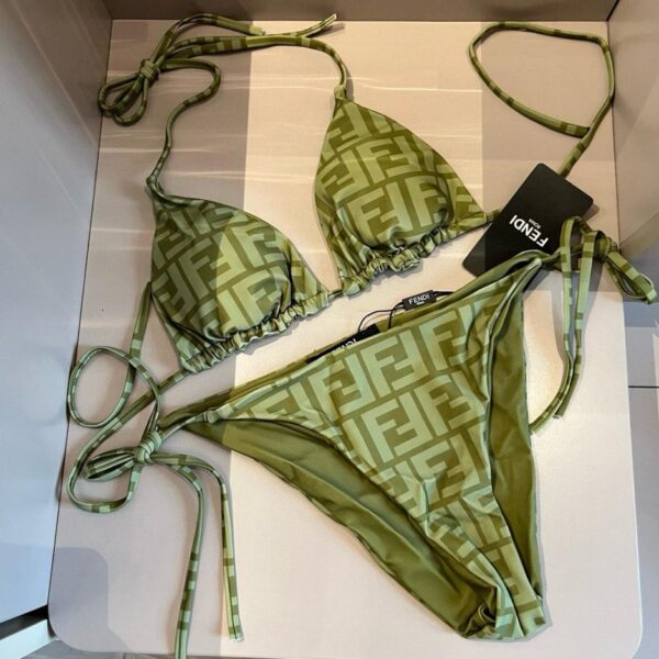 designer,replica,clothing,fake,1:1,lv,luxury,high quality Fendi new printed bikini️