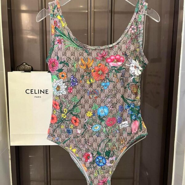 designer,replica,clothing,fake,1:1,lv,luxury,high quality Gucci new one-piece swimsuit