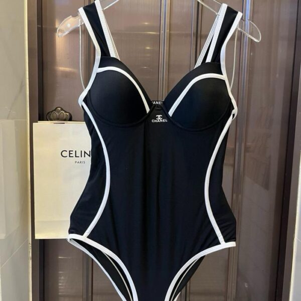 designer,replica,clothing,fake,1:1,lv,luxury,high quality Chanel new one-piece swimsuit