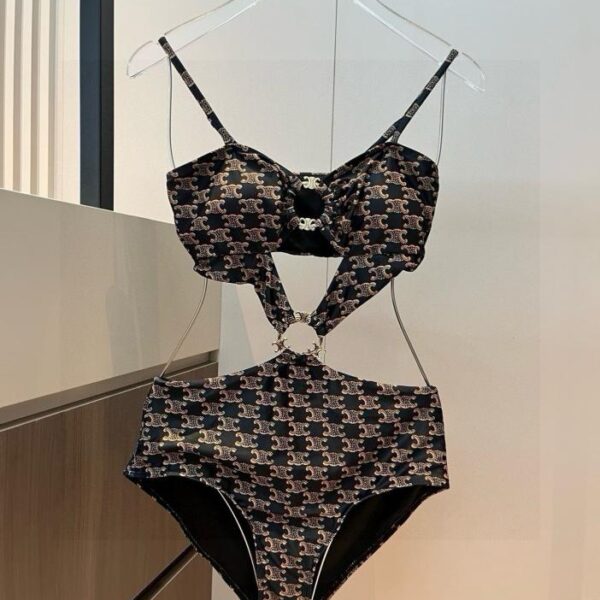 designer,replica,clothing,fake,1:1,lv,luxury,high quality Celine official new swimsuit bikini