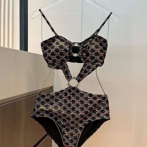 designer,replica,clothing,fake,1:1,lv,luxury,high quality Celine official new swimsuit bikini