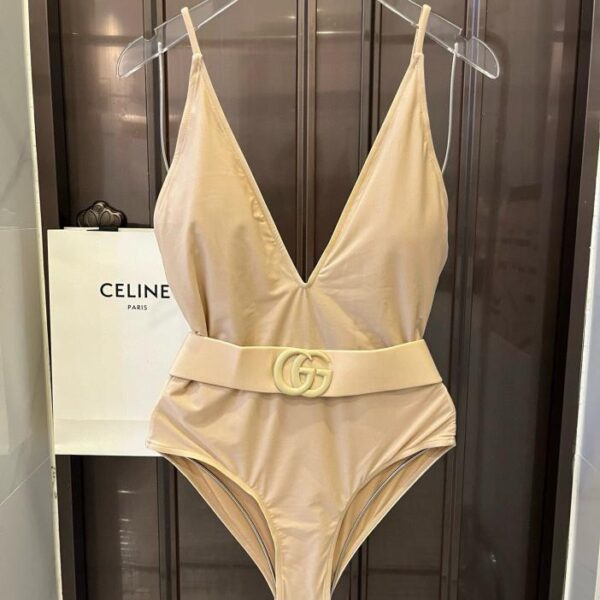 designer,replica,clothing,fake,1:1,lv,luxury,high quality Gucci’s latest beach series one-piece swimsuit