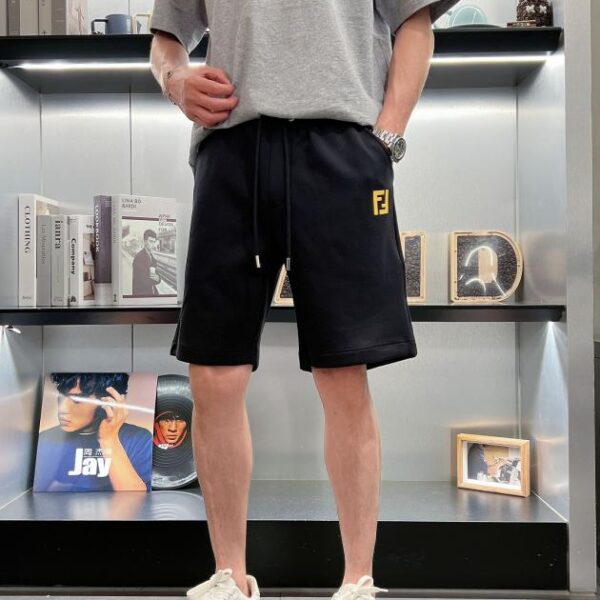 designer,replica,clothing,fake,1:1,lv,luxury,high quality Fendi casual sports shorts