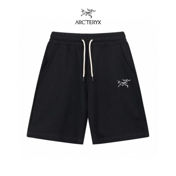designer,replica,clothing,fake,1:1,lv,luxury,high quality ARCTERYX slim line simple printed letter logo trendy shorts for men and women