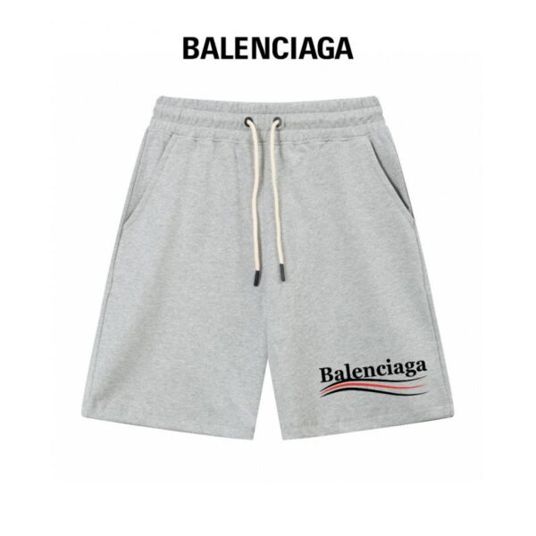 designer,replica,clothing,fake,1:1,lv,luxury,high quality Balenciaga Slim line simple printed letter Logo trendy shorts for men and women