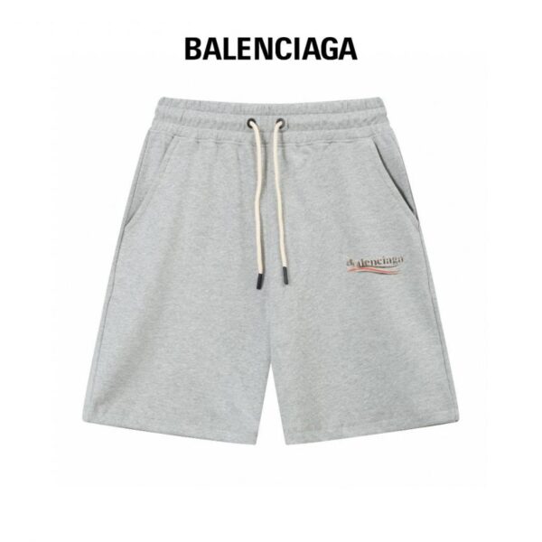 designer,replica,clothing,fake,1:1,lv,luxury,high quality Balenciaga Slim line simple printed letter Logo trendy shorts for men and women