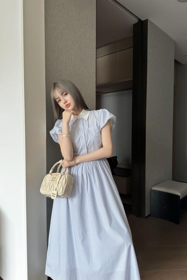 designer,replica,clothing,fake,1:1,lv,luxury,high quality Miu Miu long short-sleeved dress, fashionable, low-key, luxurious and high-end (17E5) designer,replica,clothing,fake,1:1,lv,luxury,high quality Miu Miu long short-sleeved dress, fashionable, low-key, luxurious and high-end (17E5)