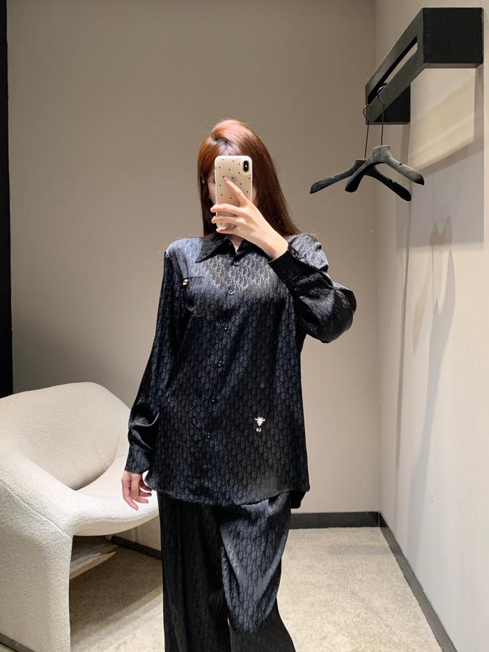 designer,replica,clothing,fake,1:1,lv,luxury,high quality Dior new early spring letter rayon jacquard shirt + trousers suit (EE80) designer,replica,clothing,fake,1:1,lv,luxury,high quality Dior new early spring letter rayon jacquard shirt + trousers suit (EE80)