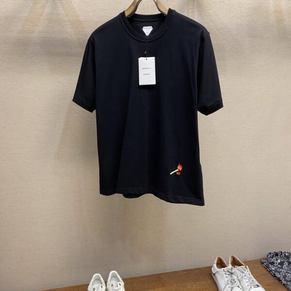 designer,replica,clothing,fake,1:1,lv,luxury,high quality BV small match embroidered round neck short sleeves