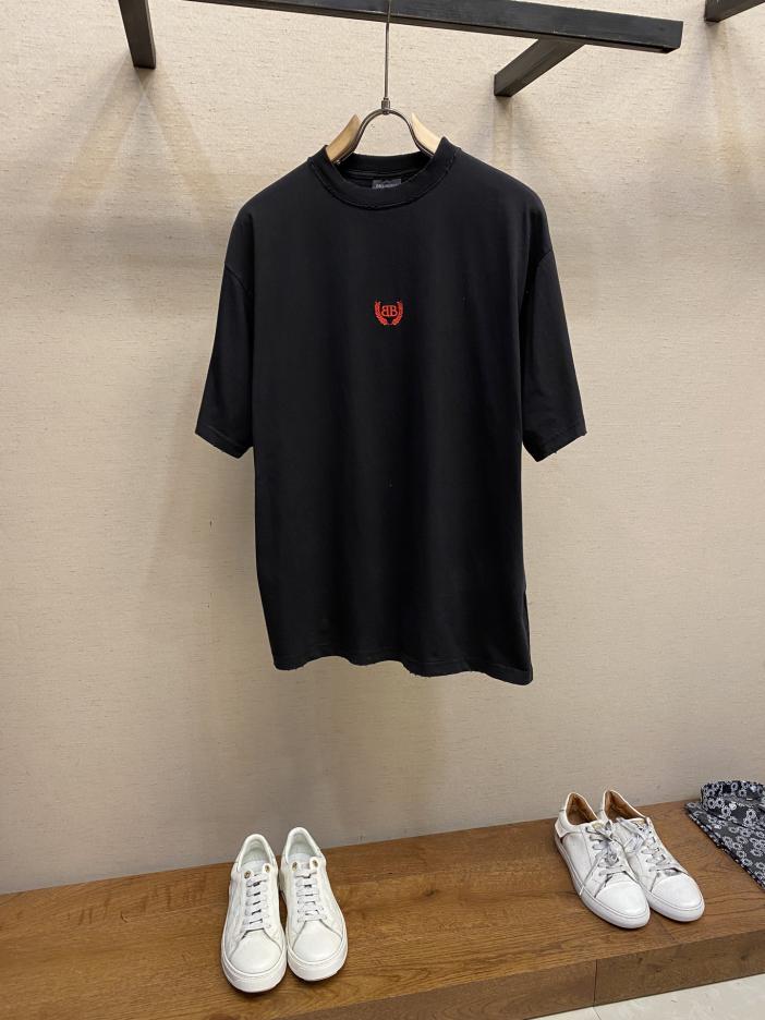designer,replica,clothing,fake,1:1,lv,luxury,high quality Balenciaga BA wheat ear embroidered round neck short sleeves designer,replica,clothing,fake,1:1,lv,luxury,high quality Balenciaga BA wheat ear embroidered round neck short sleeves