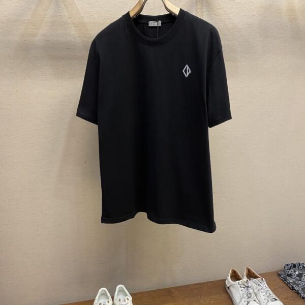 designer,replica,clothing,fake,1:1,lv,luxury,high quality Dior Dior micro-embroidered logo T-shirt
