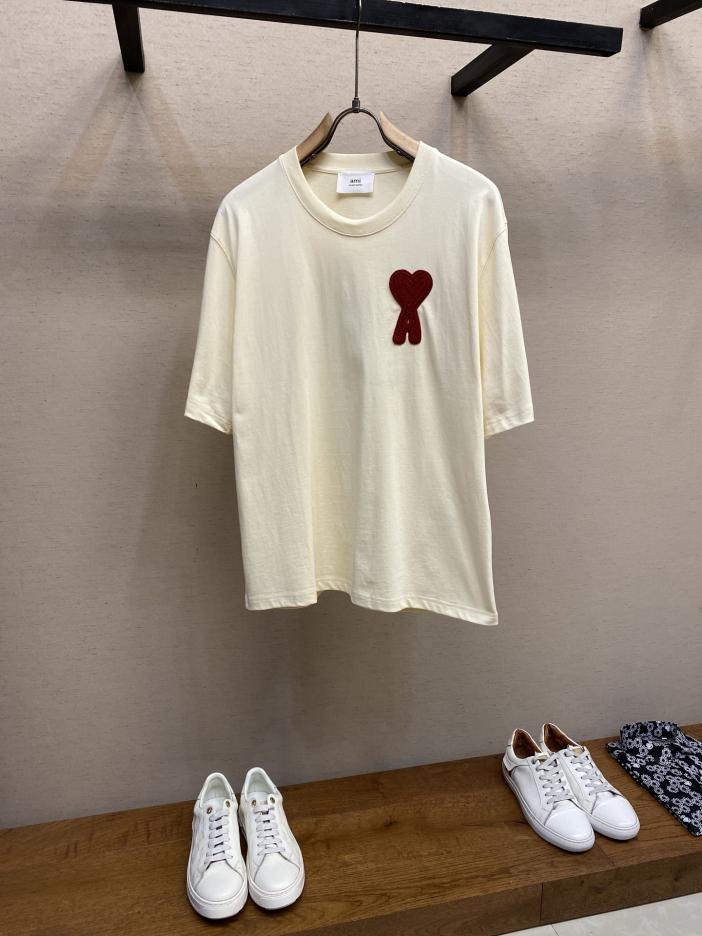 designer,replica,clothing,fake,1:1,lv,luxury,high quality AMI…..Red flower woven love embroidered T-shirt designer,replica,clothing,fake,1:1,lv,luxury,high quality AMI…..Red flower woven love embroidered T-shirt