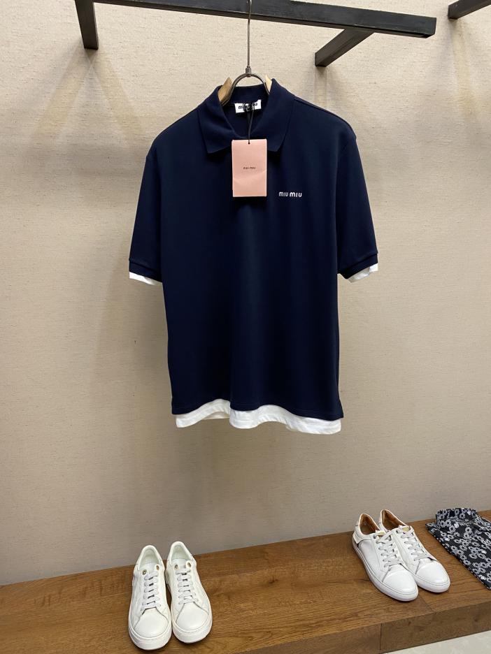 designer,replica,clothing,fake,1:1,lv,luxury,high quality Miu Miu fake two-piece short-sleeved polo shirt designer,replica,clothing,fake,1:1,lv,luxury,high quality Miu Miu fake two-piece short-sleeved polo shirt