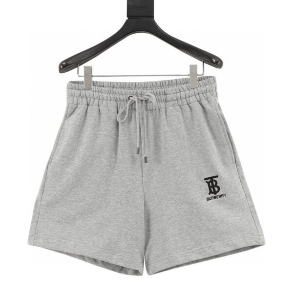 designer,replica,clothing,fake,1:1,lv,luxury,high quality Burberry TB embroidered terry shorts (B97E)