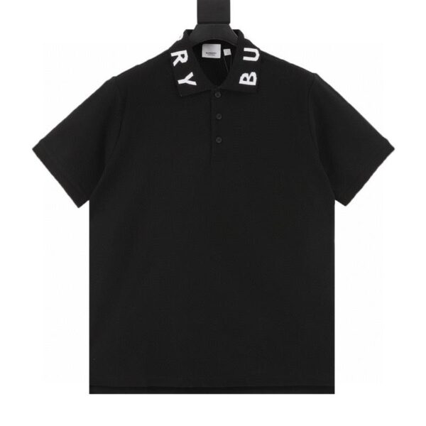 designer,replica,clothing,fake,1:1,lv,luxury,high quality Burberry letter collar short-sleeved Polo shirt (3747)