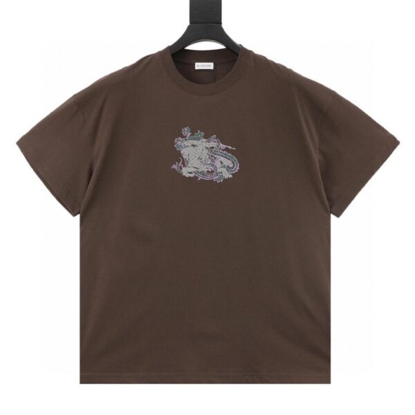 designer,replica,clothing,fake,1:1,lv,luxury,high quality Burberry War Horse Foam Print Short (C6B4)