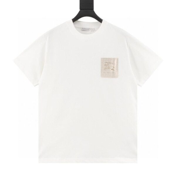 designer,replica,clothing,fake,1:1,lv,luxury,high quality Burberry spring and summer new round neck short-sleeved T-shirt (903D)
