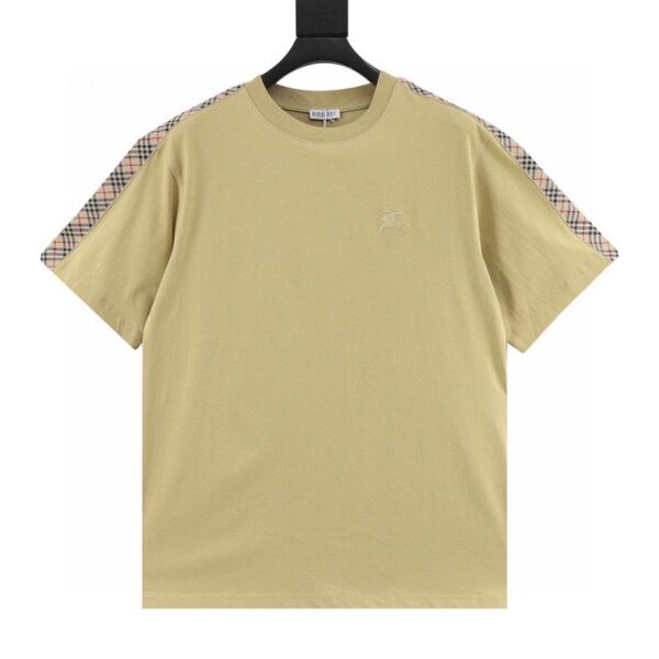 designer,replica,clothing,fake,1:1,lv,luxury,high quality Burberry plaid webbing short sleeves (0420)