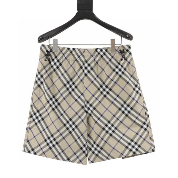 designer,replica,clothing,fake,1:1,lv,luxury,high quality Burberry classic diagonal casual beach shorts (A487)