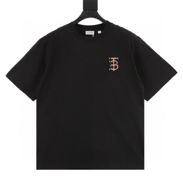designer,replica,clothing,fake,1:1,lv,luxury,high quality Burberry Chest Check B Letter Short Sleeves (D460)