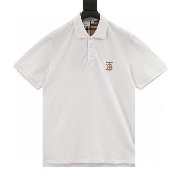 designer,replica,clothing,fake,1:1,lv,luxury,high quality Burberry chest TB embroidered short-sleeved POLO shirt (649F)