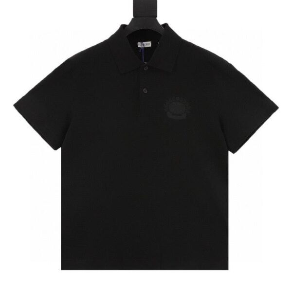 designer,replica,clothing,fake,1:1,lv,luxury,high quality Burberry Knight Wheat Horse Embroidered Short Sleeve POLO Shirt (B2B8)