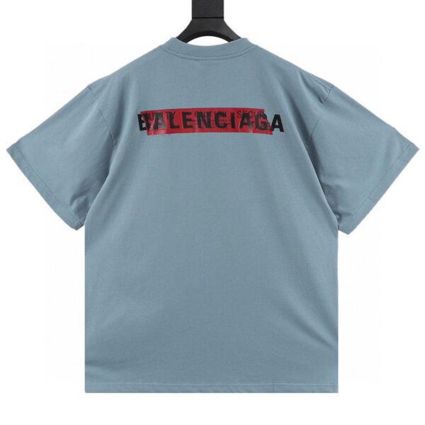 designer,replica,clothing,fake,1:1,lv,luxury,high quality Balenciaga TAPED artistic short-sleeved T-shirt (C4DC)