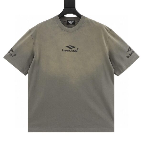 designer,replica,clothing,fake,1:1,lv,luxury,high quality Balenciaga Ski Series 3M Printed Washed Short Sleeves (EFE2)
