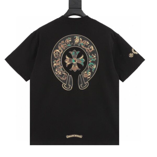designer,replica,clothing,fake,1:1,lv,luxury,high quality Chrome Hearts camouflage short-sleeved T-shirt (C27A)